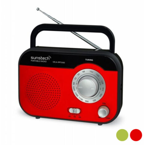 Sunstech RPS560 Portátil Analógica Azul
