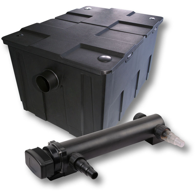 

SunSun 1 cámara Filtro para 60.000l estanque con 36W UVC 3 Clarificador jardin