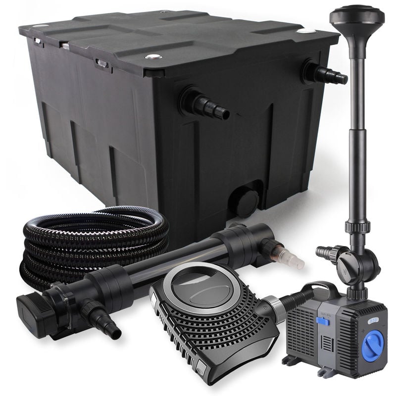 

SunSun 1 Cámara Filtro Set 60.000 l 36W UVC Clarificador NEO8000 70 W Bomba Fuente Manguera