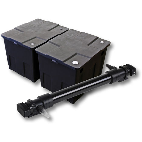 SunSun 2 cámara filtro 60.000 l Estanque con 72 W UVC 6 Clarificador jardin