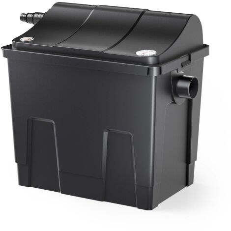 SunSun CBF-200A Bioteichfilter mit 1 Kammer-System für Koi Teich, 6.000 l/h inkl Filtermaterial Biofilter Bio Teichfilter Durchlauffilter Filteranlage