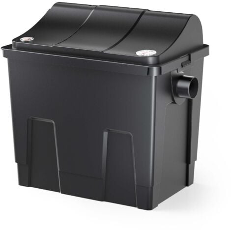 SunSun CBF-200U Bioteichfilter mit 9W UVC Einheit, Filtersystem für Koi Teich, 6.000 l/h inkl Filtermaterial Biofilter Teichfilter Durchlauffilter Filteranlage