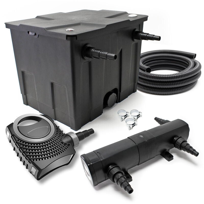 

SunSun CBF-350 CUV-224 24W SET NEO3800 Bomba Manguera Set de filtro para estanque