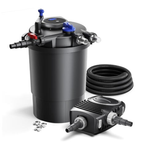 SunSun CPF-30000 SET 60000l 55W UVC NEO12000 Pompe Tuyau Kit de Filtration