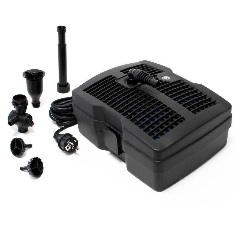 

CUF-2500 Filtro 3en1 y Fuente de 2500l 28W y Clarificador UV de 9W - Sunsun
