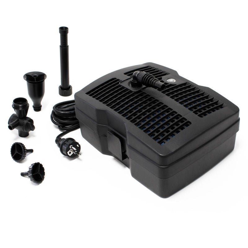 

SunSun CUF-6000 3 en 1, filtro & bomba para fuentes 4500l 54W & clarificador-UV 9W