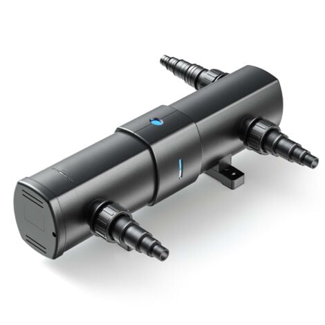 SunSun CUV-224 Stérilisateur Clarificateur de bassins ou d’étang - débit max. de 4500 l/h - avec Lampe rayons UV-C 24 W - pour Poissons et plantes aquatiques - Cours d’eau en hélice