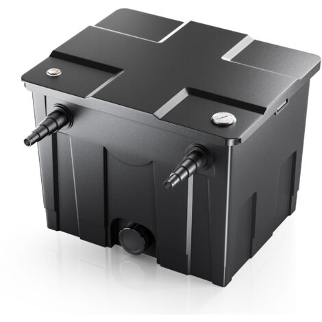 Boîte De Filtration Avec Éponges Pour Pompes Solaires De Bassin Esotec - Filtre Compact Pour Étang