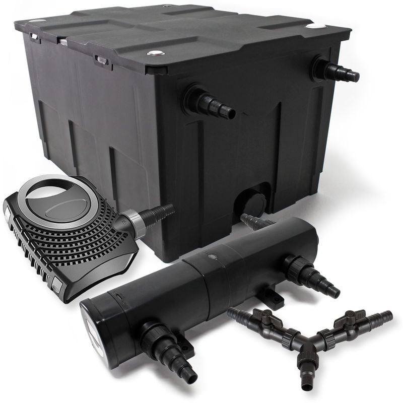 

Wiltec - SunSun filtro 60000l Estanque 24W clarificador neo10000 80W Bomba jardin