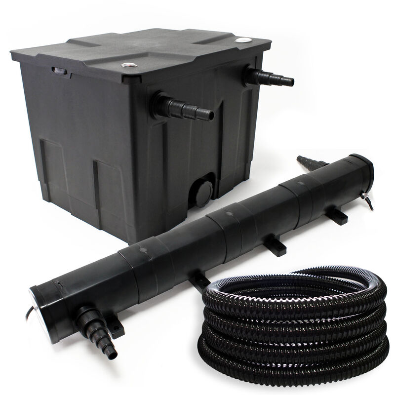 

Wiltec - SunSun filtro línea para estanques hasta 12000l 72W clarificador 5m tubo