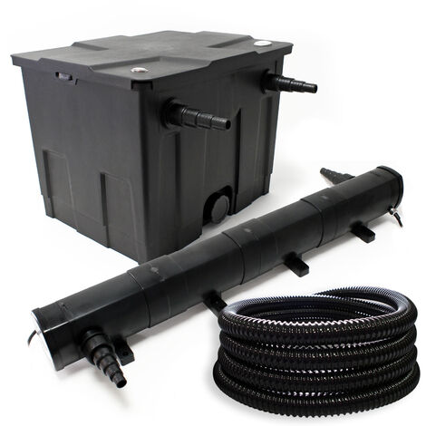 SunSun filtro línea para estanques hasta 12000l 72W clarificador 5m tubo