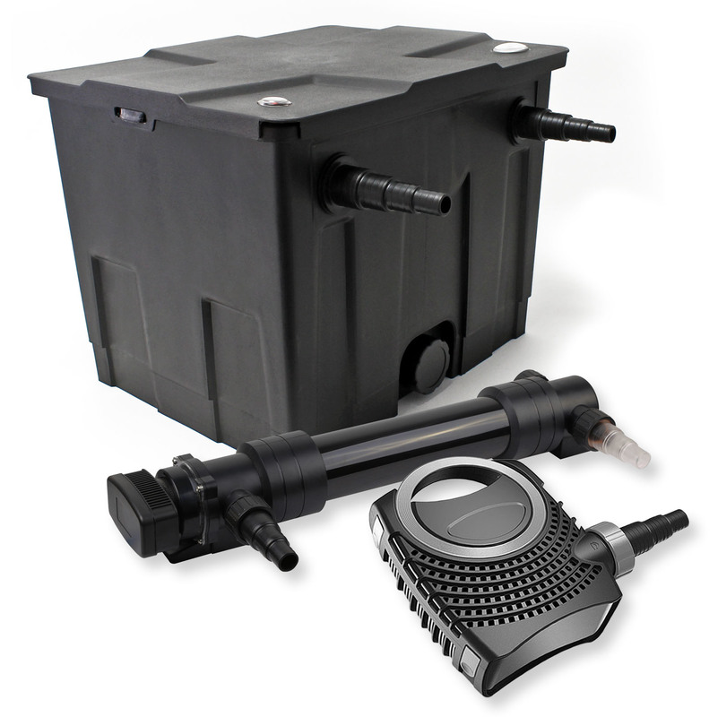 

Wiltec - SunSun Filtro set estanque 12000l 36W UVC Clarificador NEO10000 80W Bomba jardin