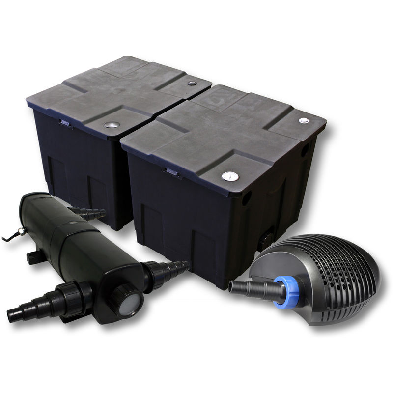 

SUNSUN filtros para 60.000l Estanque con 24W Clarificador y 40W ECO Bomba jardin