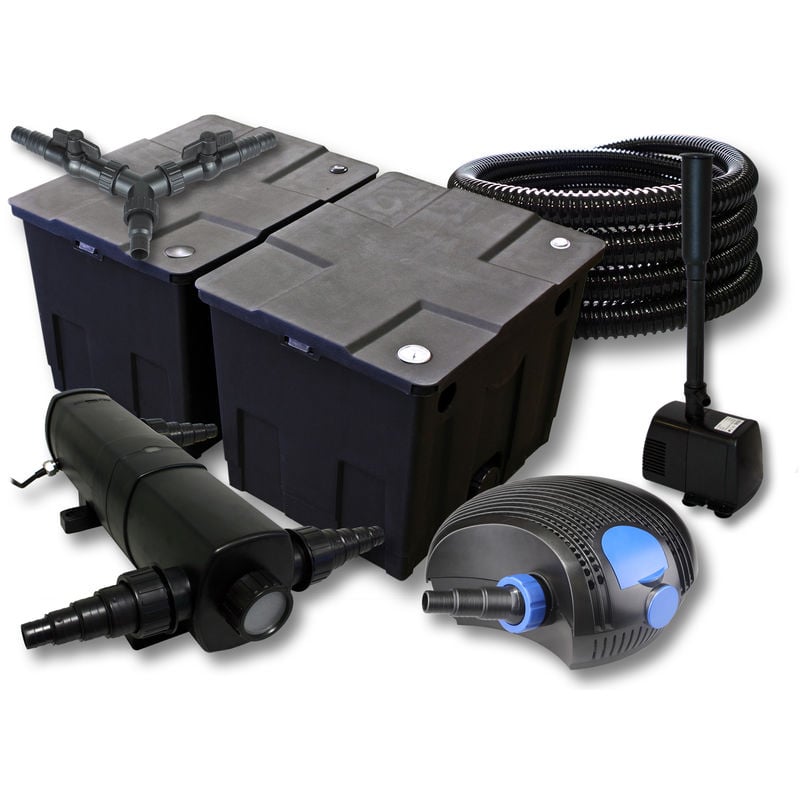 

Wiltec - SUNSUN filtros para 60.000l Estanque con 36W Clarificador y 100W ECO Bomba 25m Manguera fuente