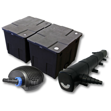 SUNSUN filtros para 60.000l Estanque con 72W Clarificador y 40W ECO Bomba jardin
