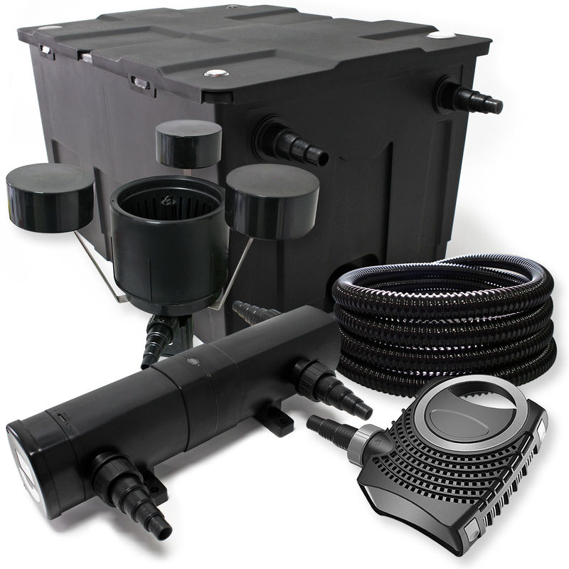 

Wiltec - SunSun filtros para estanque bio 60.000l Bomba bajo consumo 18 W Uv esterilizador jardin