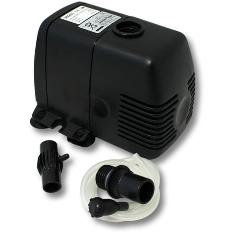 SunSun HJ-1542 ECO Mini bomba de acuario 1400 l/h 28 W con manguera para entrada de aire filtro de esponja bomba de agua para acuarios ahorro de energía caudal regulable motor silencioso acuarística