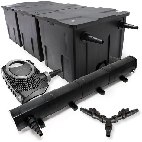 SunSun Juego de filtros 90000l Estanque 72W clarificador neo10000 80W Bomba jardin