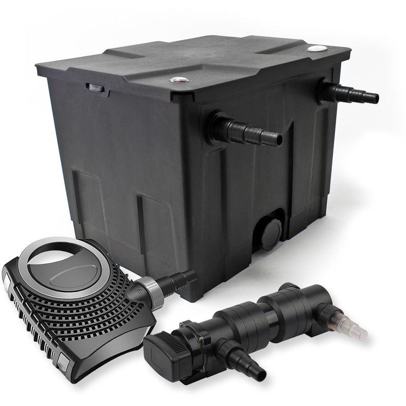 

SunSun 1 Cámara Filtro para 12000l 24W UVC 6 Clarificador para estanques NEO7000 Bomba jardin