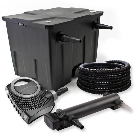 SunSun Juego para estanques 12000L 24W UVC depuratore para estanques neo7000 Bomba Tubo jardin
