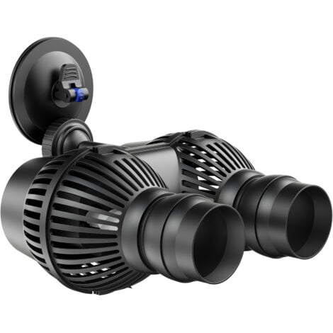 WILTEC SunSun JVP-200A Bomba circulación acuario doble 5000l/h 7W soporte de ventosa generador de olas bomba de flujo acuario