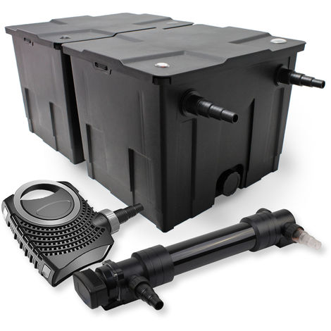 SunSun Kit de filtración de estanque 60000l 36W UVC 6. Clarificador neo8000 70W bomba jardin