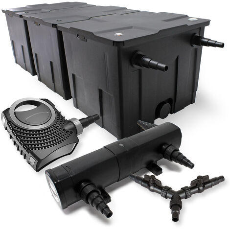 SunSun Kit filtration bassin 90000l 36W Stérilisateur NEO10000 80W Pompe