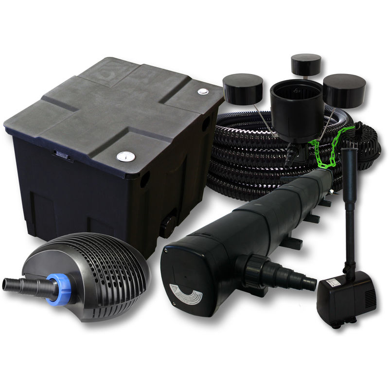

Wiltec - SUNSUN Kit filtro 12000L Estanque 72W Clarificador CTF 40W Bomba 25m Manguera Skimmer csp250 fuente