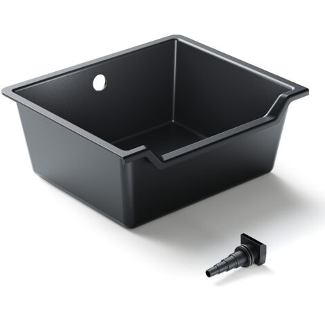 SunSun Tina para arroyo de cascada bandeja cuenco cubeta basín pila recipiente estanque de 60l para cascada