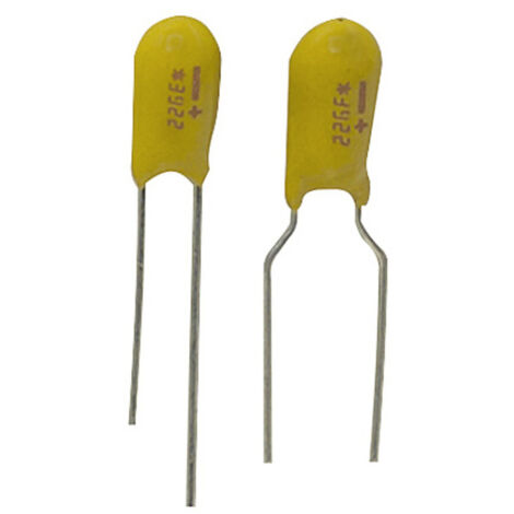 Suntan TS19001E220MSB0B0R Tantal-Kondensator 5.08 mm 22 µF 25 V 20 % (L x B) 16.5 mm x 9.5 mm 1 St.
