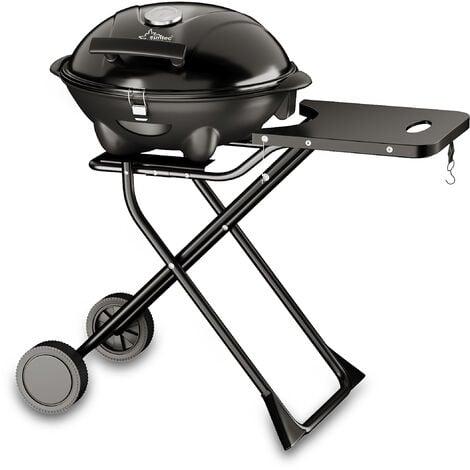 main image of "SUNTEC Barbecue sur pied electrique BBQ-9493 [Convient également comme Grill de table électrique à barbecue, avec étagère, thermostat réglable, max. 2400 W]"