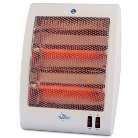 SUNTEC Quarz-Heizstrahler Heat Ray 800 Desktop 2 Heizstufen 800 Watt