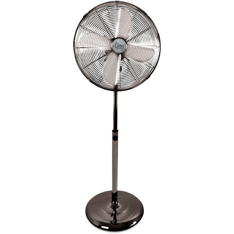 Suntec Ventilateur sur Pied CoolBreeze 4000 SVM GUNMETAL GREY - Ø 40cm, 3 Vitesses, Oscillation, Réglable en Hauteur, puissance max. 50 W