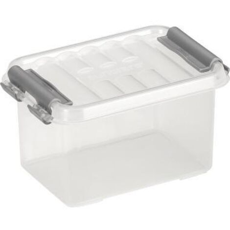 Sunware Aufbewahrungsbox 0,4L transparent 11,8 x 7,7 x 6,2 cm Boxen, Körbchen & Kisten