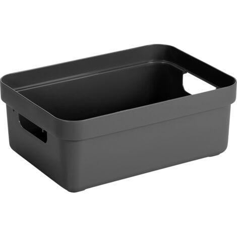 Sunware Aufbewahrungsbox Sigma Home 9 L anthrazit Aufbewahrungsbox
