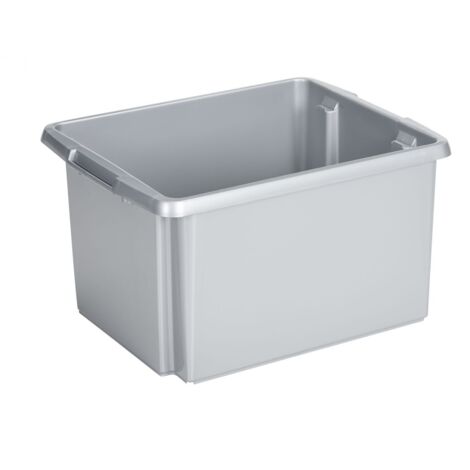 Sunware Drehstapel-Box Nesta 32 L silber 45,5 x 36 x 24 cm Boxen