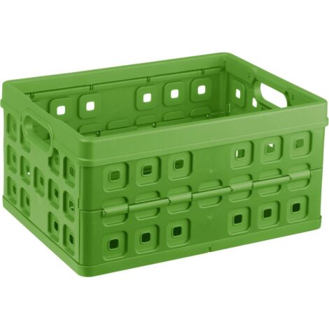 Sunware Klappbox Square 32 L grün Einkaufsbox Einkaufskorb