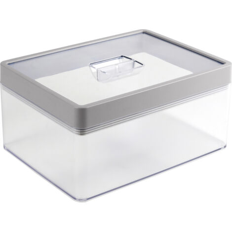 Sunware Sigma Home Vorratsdose 3,3 L transparent grau Vorratsbehälter Frischhaltedose