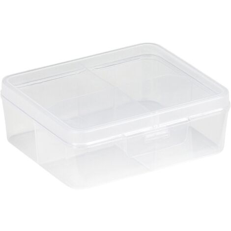 Sunware Sortierbox Q-Line 4 Fächer 14,6 x 13 x 53 cm Boxen, Körbchen & Kisten