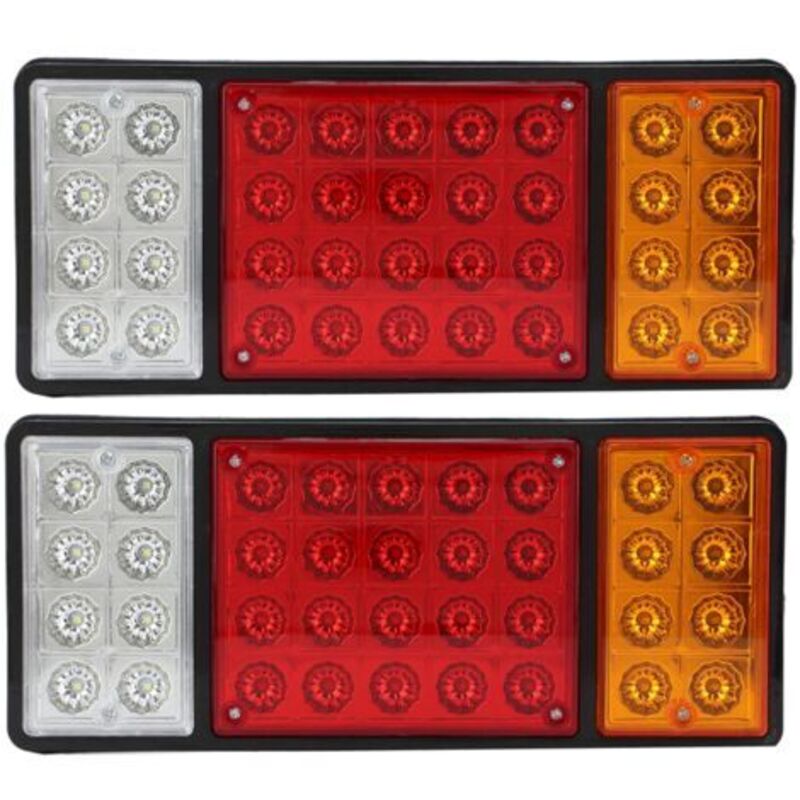 SUNXURY 2 pièces feux arrière 12V 36 LED haute visibilité Signal indicateur lampe pour caravane camion
