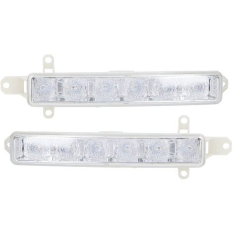 SUNXURY 2 Stück Auto-Tagfahrlichter, 5520280, 6 LEDs, helles Licht, hitzebeständig, Ersatz für Peugeot 301, 308S, 408