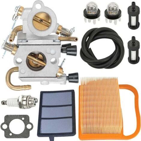 Sunxury – Carburateur pour scie à béton STIHL ts410 ts420 – Remplacement n° 4238 120 0600 – Filtre à air et bougies d'allumage inclus - ts420z