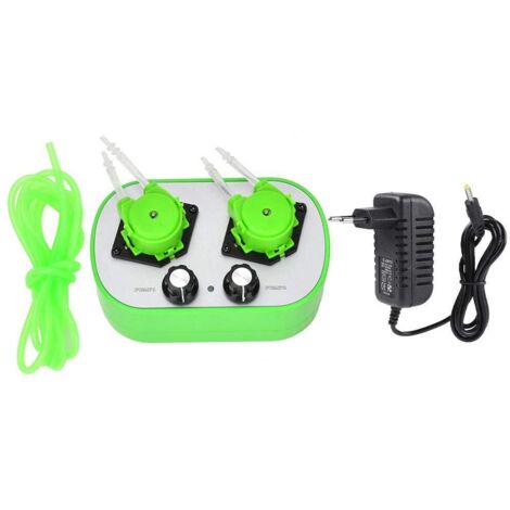 SUNXURY Pompe péristaltique miniature Pompe auto-amorante automatique 100-240V EU Plug (9-53ml min)2 G628-2-2