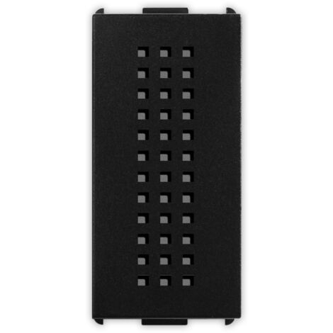 Suoneria 230V 50-60Hz 1 modulo Nero serie Pixia Master 14351