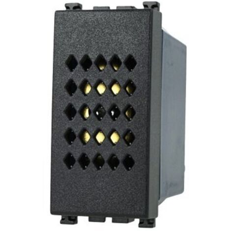 Suoneria A Bronzo 6A 220V Nero Compatibile Vimar Arke' SD91008-1