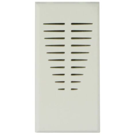 Suoneria squillante 1 modulo 230Vac Bianco S44 serie Ave Whitek 446029