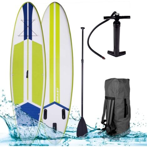 SUP Board aufblasbar GALAXY 300 lime/blau