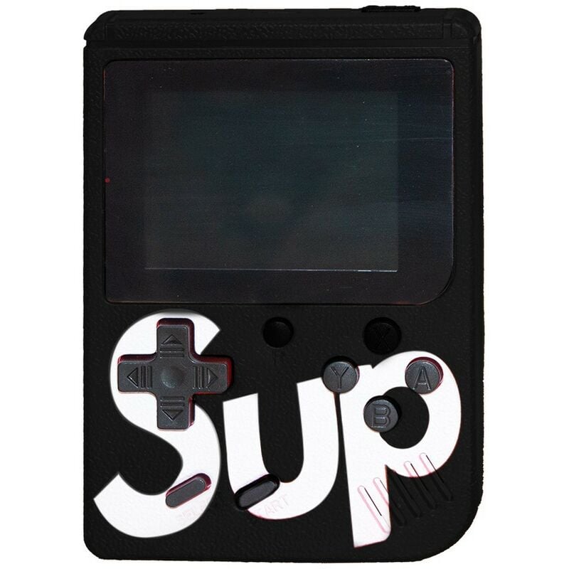 SUP GAME BOX Console portable rétro 180296 Jeu vidéo couleur avec 400 jeux Couleur: Noir