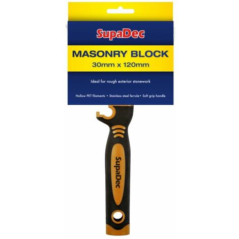 SupaDec Masonry Block Brush 30mm x 120mm - SDBB5