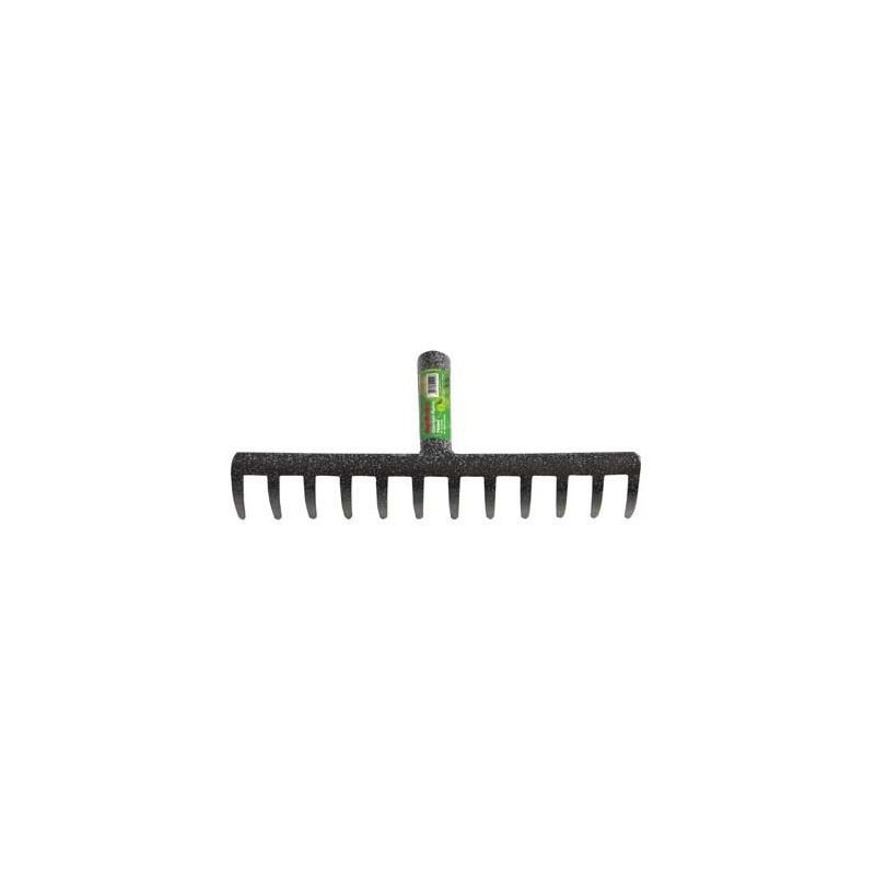 Image of Garden Rake Head - Carbon Steel - 12 Tooth - Supagarden
